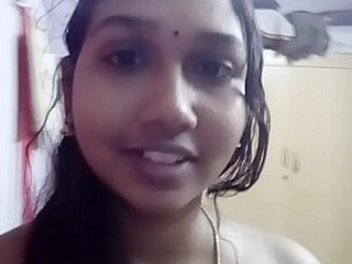 Scalding Tamil chick showing just about their way House-servant Friend