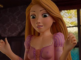 Rapunzel footjob Disney Nobles