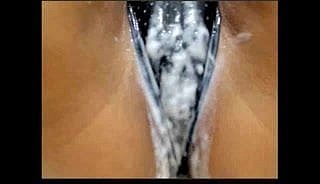 multiple squirting orgasms,, creamy pussy purl flip shoestring